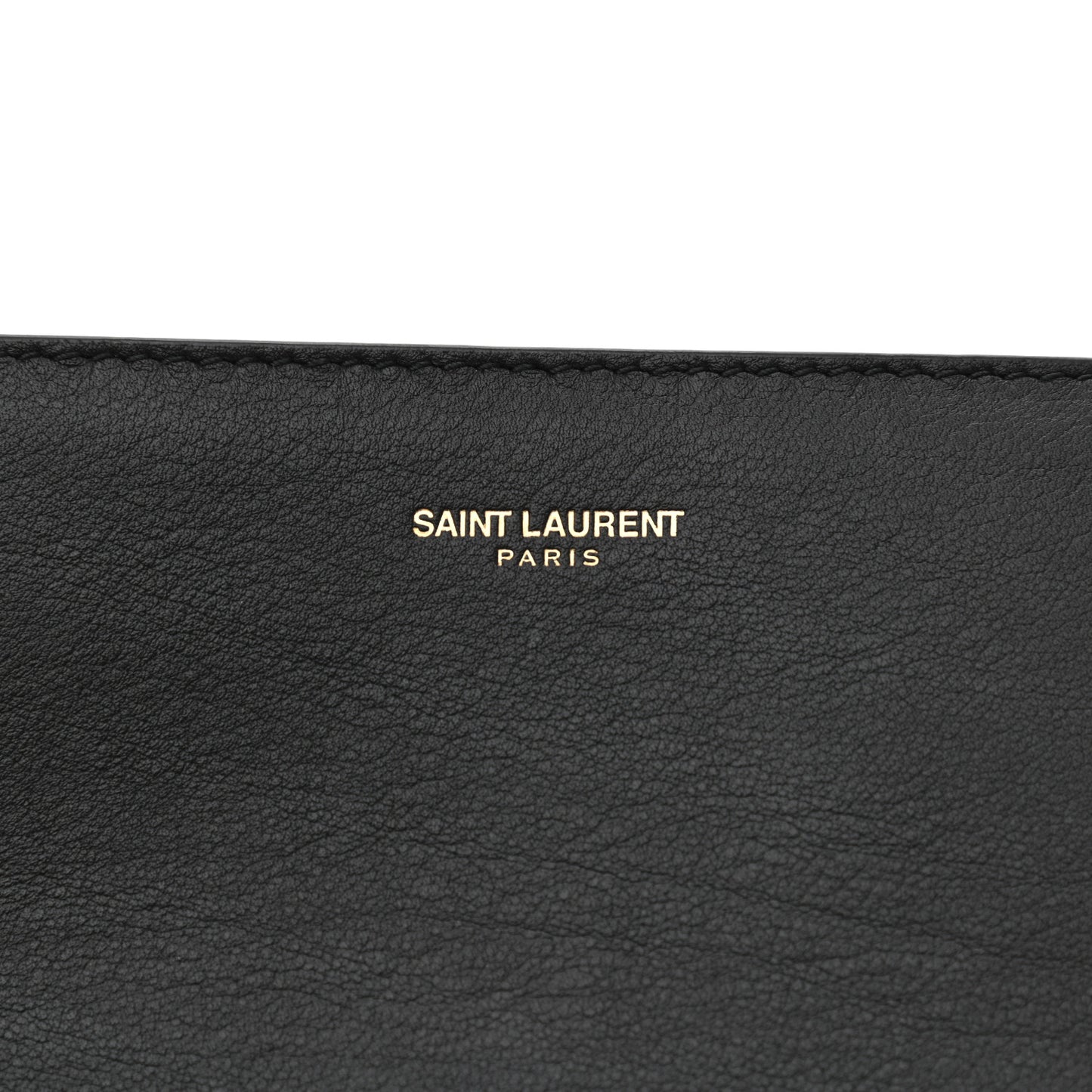 Calfskin Classic Y Ligne Chain Wallet Black