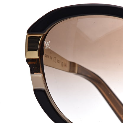 Louis Vuitton Petit Soupcon Cat Eye Sunglasses Z0487W Brown 8 of 9