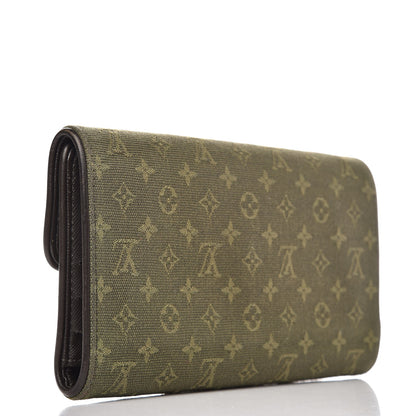 Louis Vuitton Mini Monogram Porte Tresor International Wallet Kaki 3 of 12