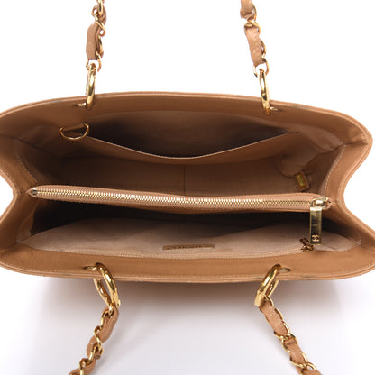 Chanel Caviar Quilted Grand Shopping Tote GST Beige 5 of 17