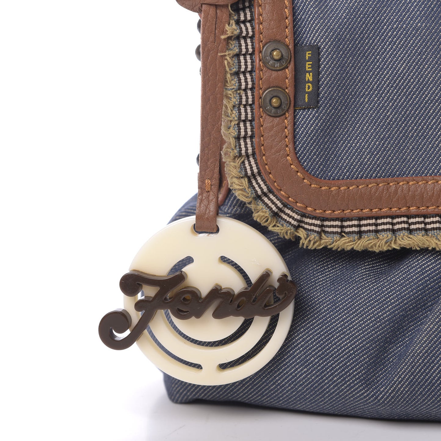 Denim Small Chef Shoulder Bag Blue