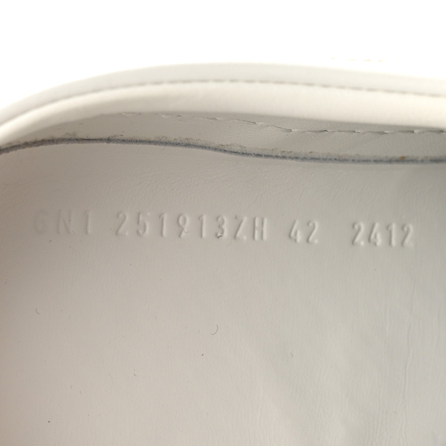 Hermes Calfskin Mens Keep Mule Sneakers 42 White Naturel 9 of 13