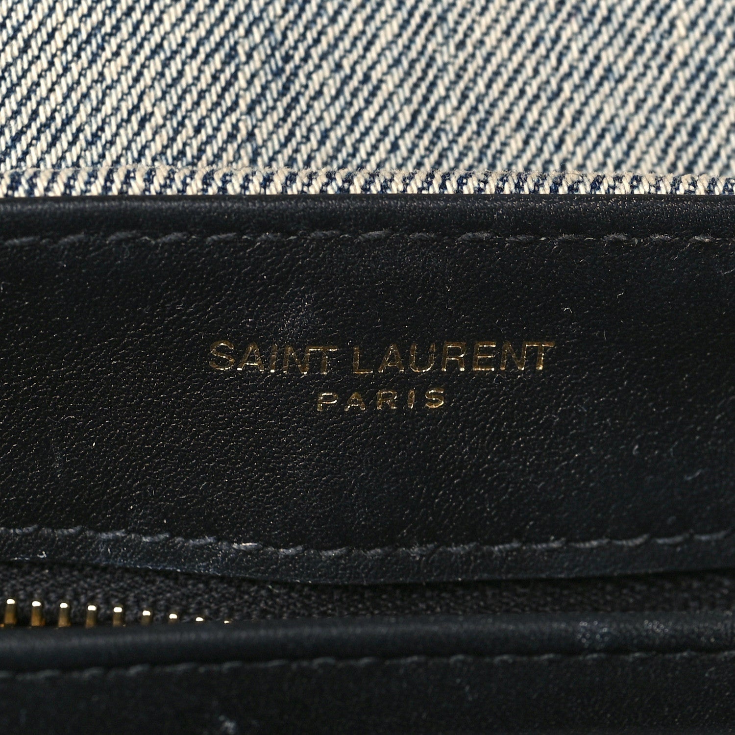 Saint Laurent Denim Y Quilted Monogram Toy Loulou Crossbody Bag Grey 6 of 8