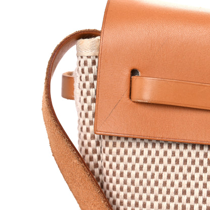 Hermes Toile Vache Calfskin Herbag TPM Natural 11 of 15