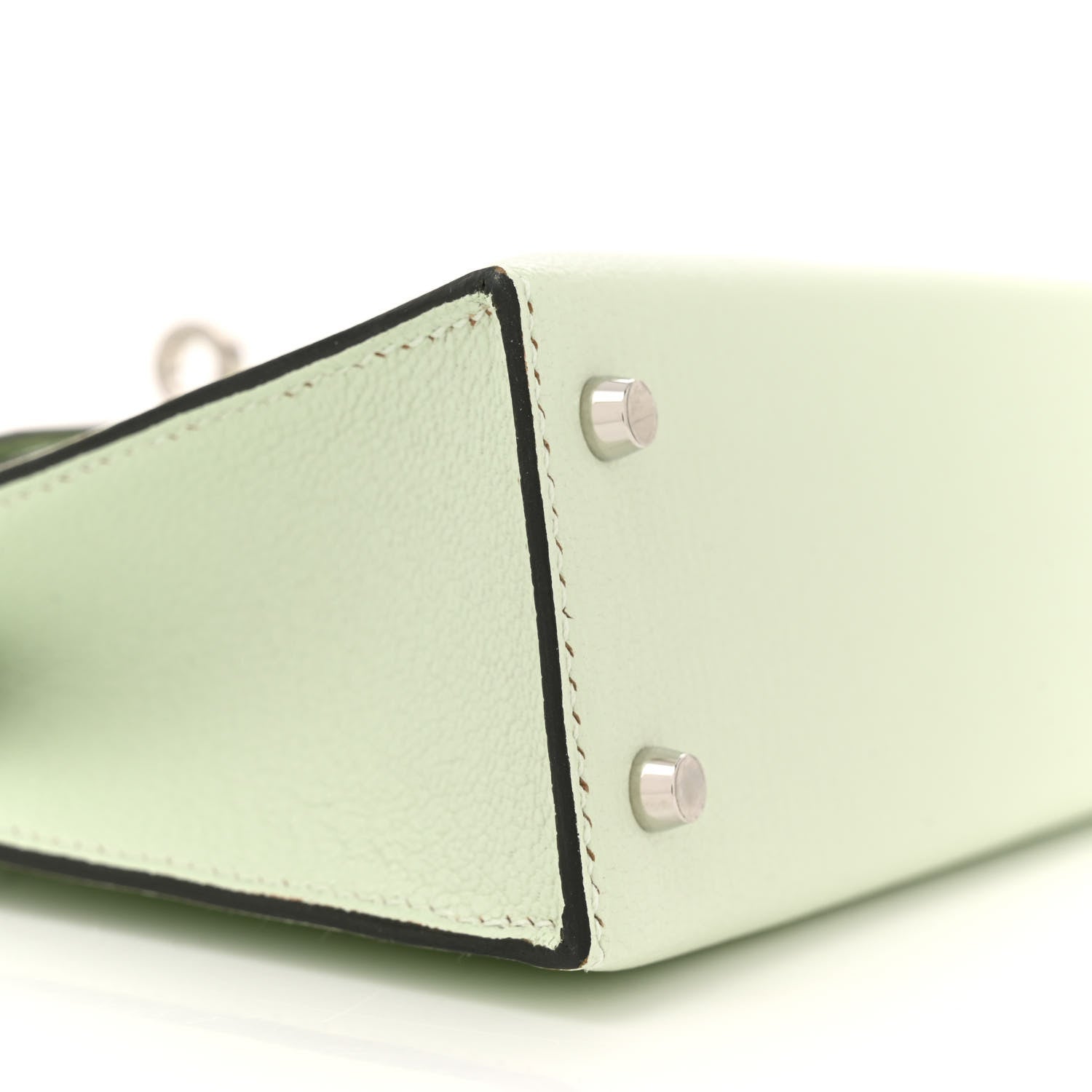 Hermes Chevre Mysore Mini Kelly Sellier 20 Vert Fizz 8 of 10