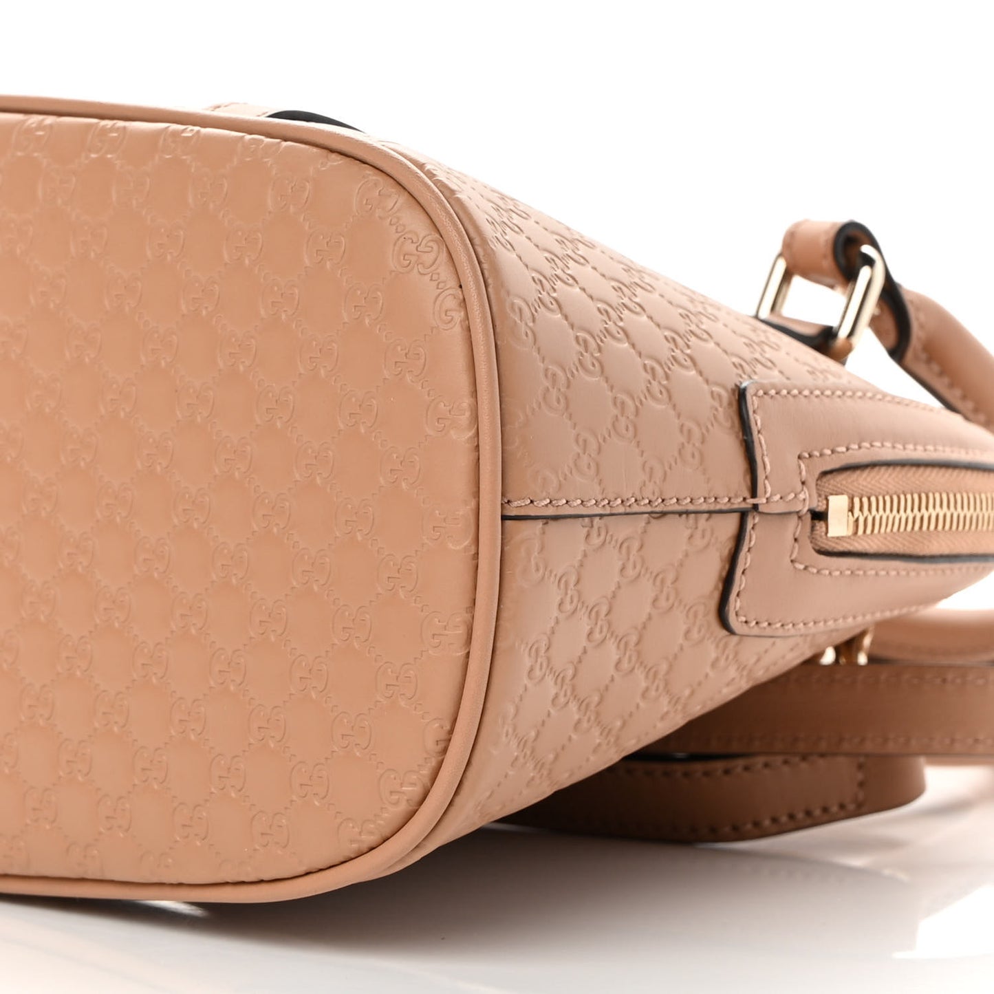 Soft Microguccissima Mini Dome Bag Camelia