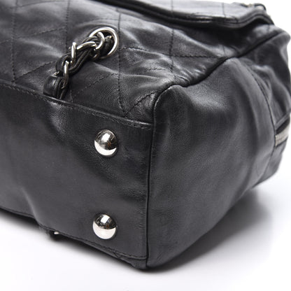 Chanel Lambskin Quilted Medium Chain Around Tote Black 6 of 10