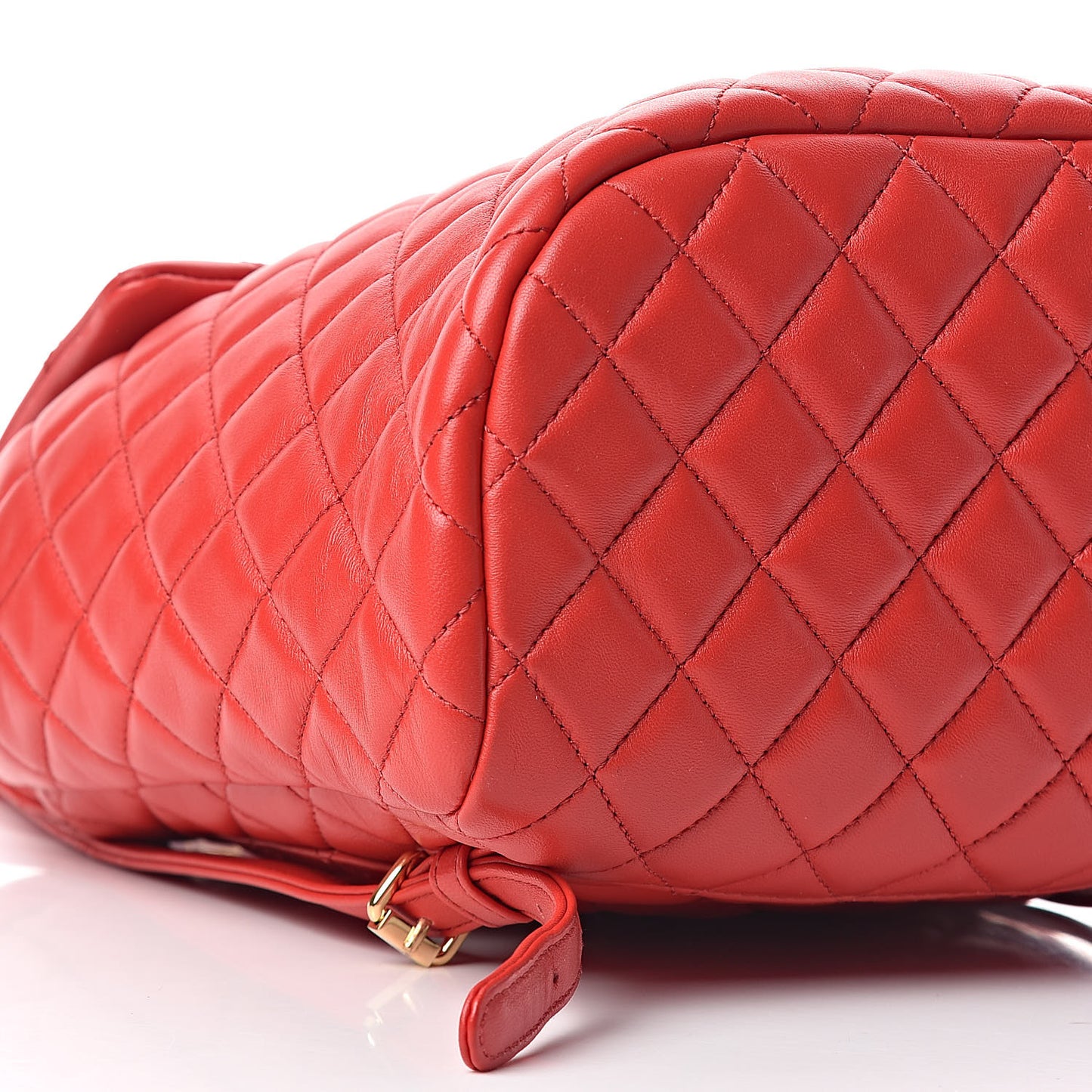 Lambskin Quilted Small Urban Spirit Backpack Red