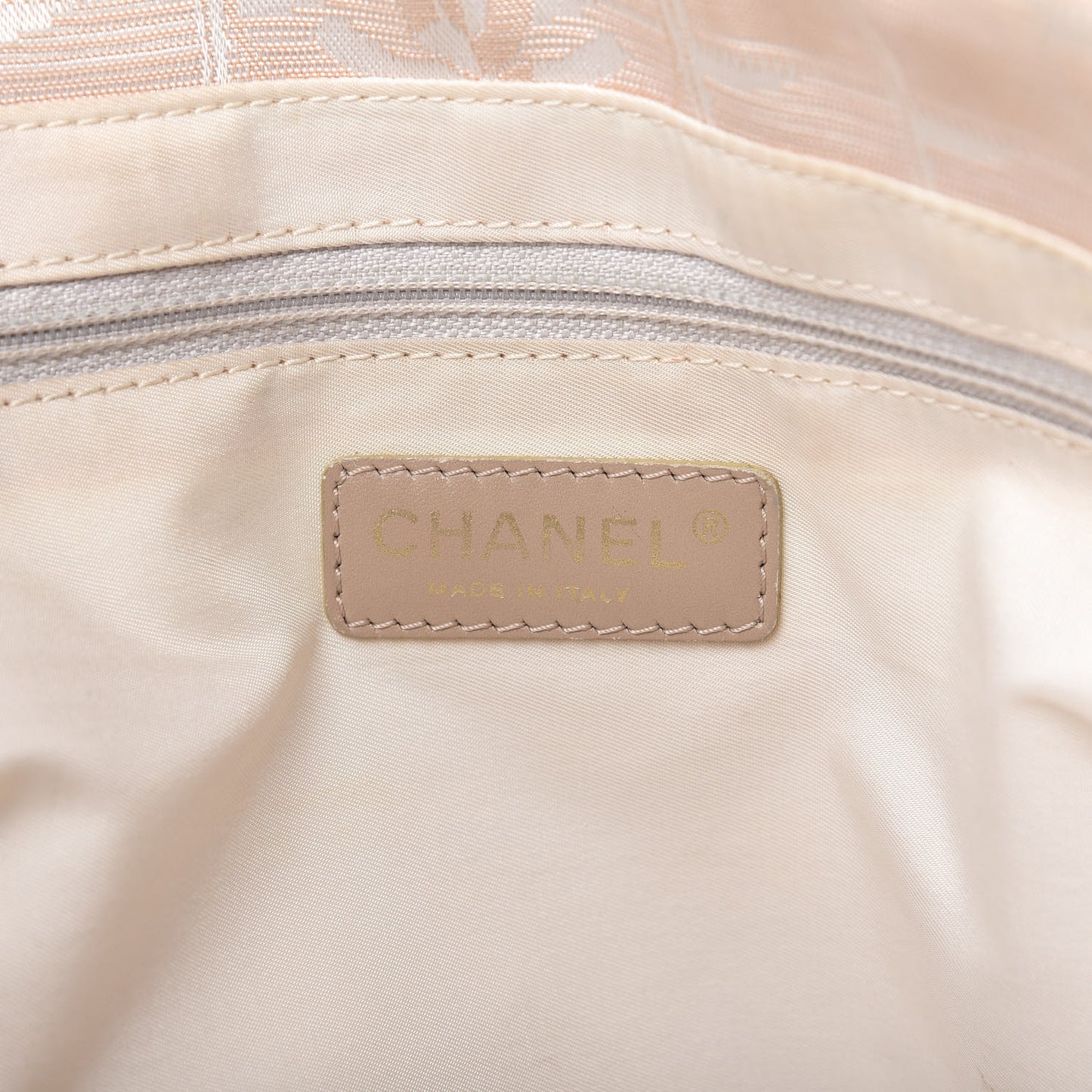 Nylon Medium Travel Tote Beige