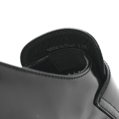 Prada Spazzolato Metal Triangle Logo 50mm Loafers 38.5 Black 8 of 9