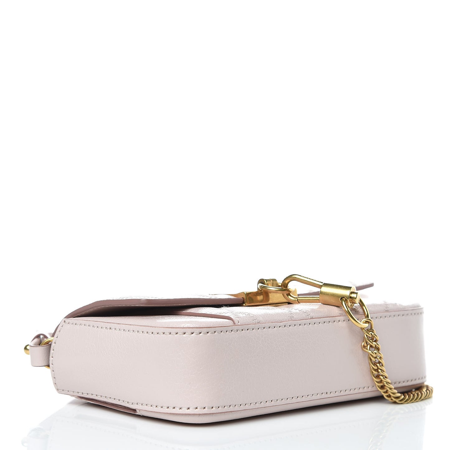 Goatskin Quilted GV3 Mini Pocket Convertible Bag Pale Pink
