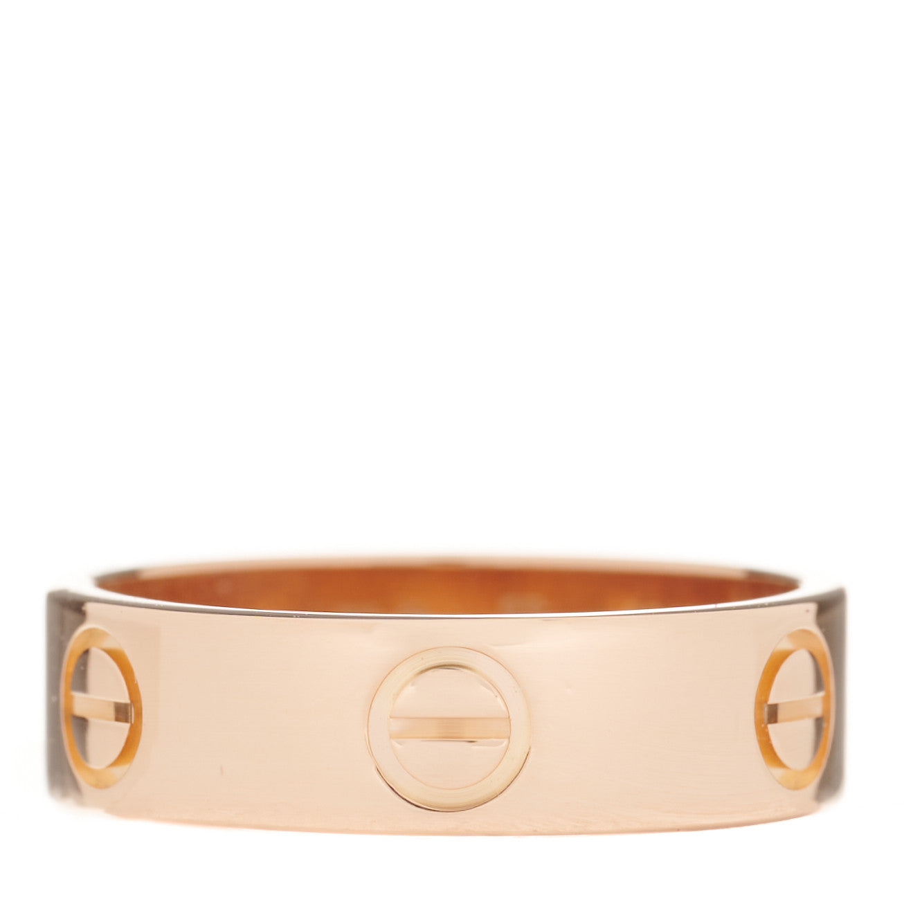 Cartier 18K Pink Gold 5.5mm LOVE Ring 55 7.25 1 of 4