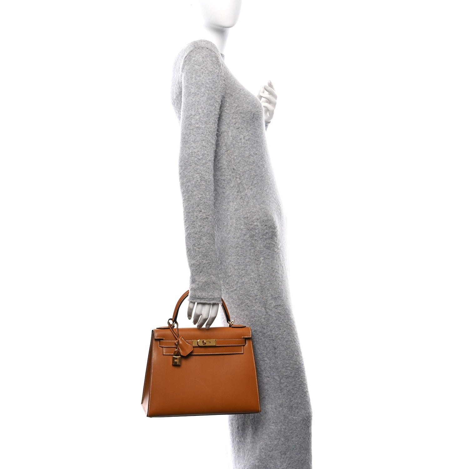 Hermes Veau Butler Kelly Sellier 28 Naturel Sable 2 of 11