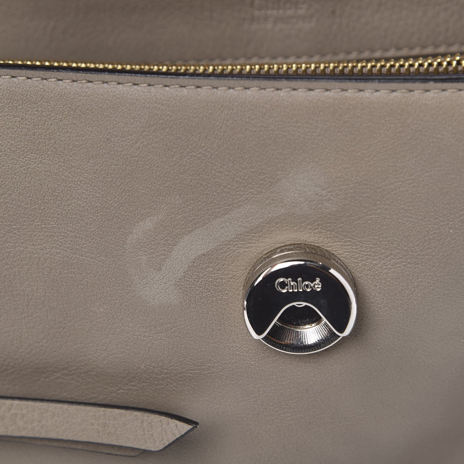 Chloe Calfskin Small Faye Day Shoulder Bag Motty Grey 7 of 10