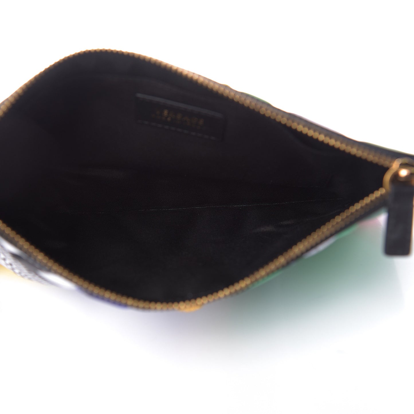 Vitello Logo Print Pochette Black Multicolor