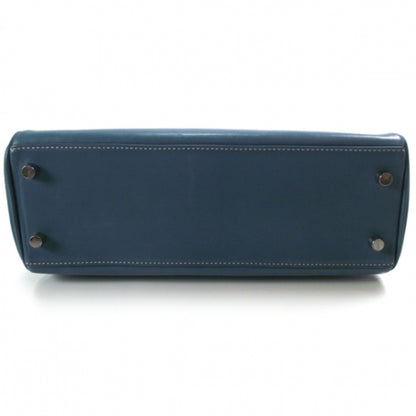 Hermes Swift Kelly 28 Blue Jean PHW 5 of 13
