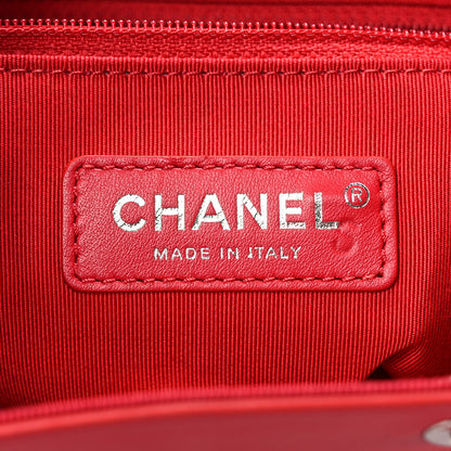Chanel Crumpled Grained Calfskin Quilted Backpack Red 6 of 9
