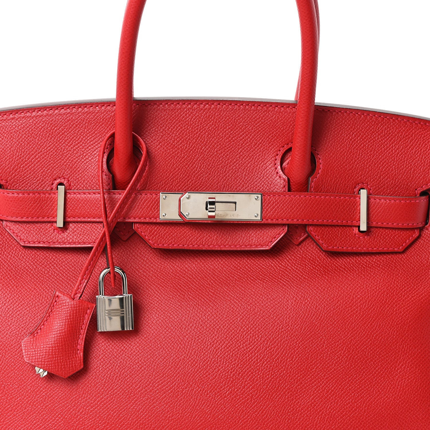 Hermes Epsom Birkin 30 Rouge Vif 8 of 10