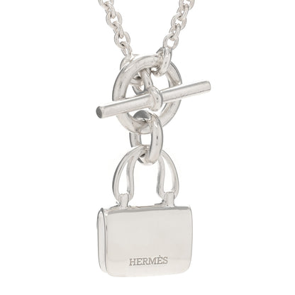 Hermes Sterling Silver Constance Amulettes Pendant Necklace 3 of 4