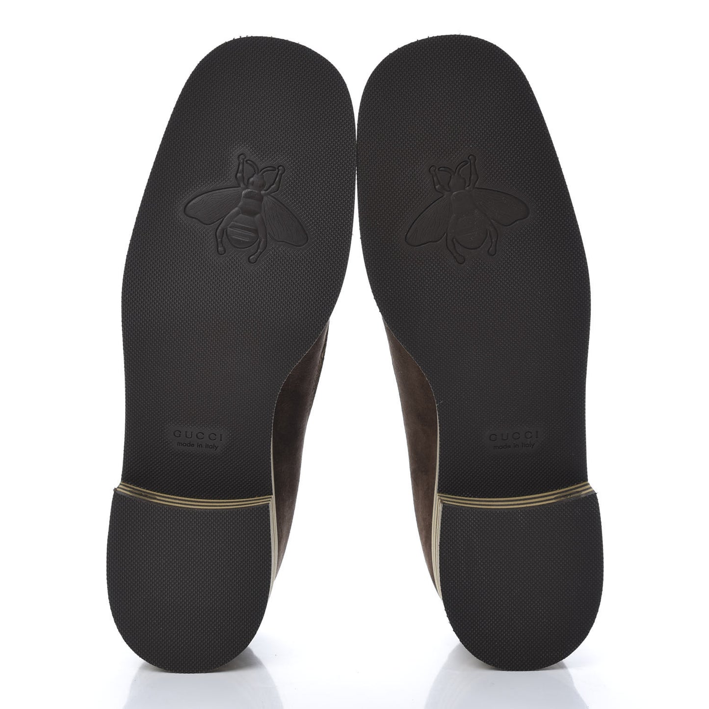 Velvet GG Monogram Thompson Derby Loafers 37 Vintage Cocoa Brown