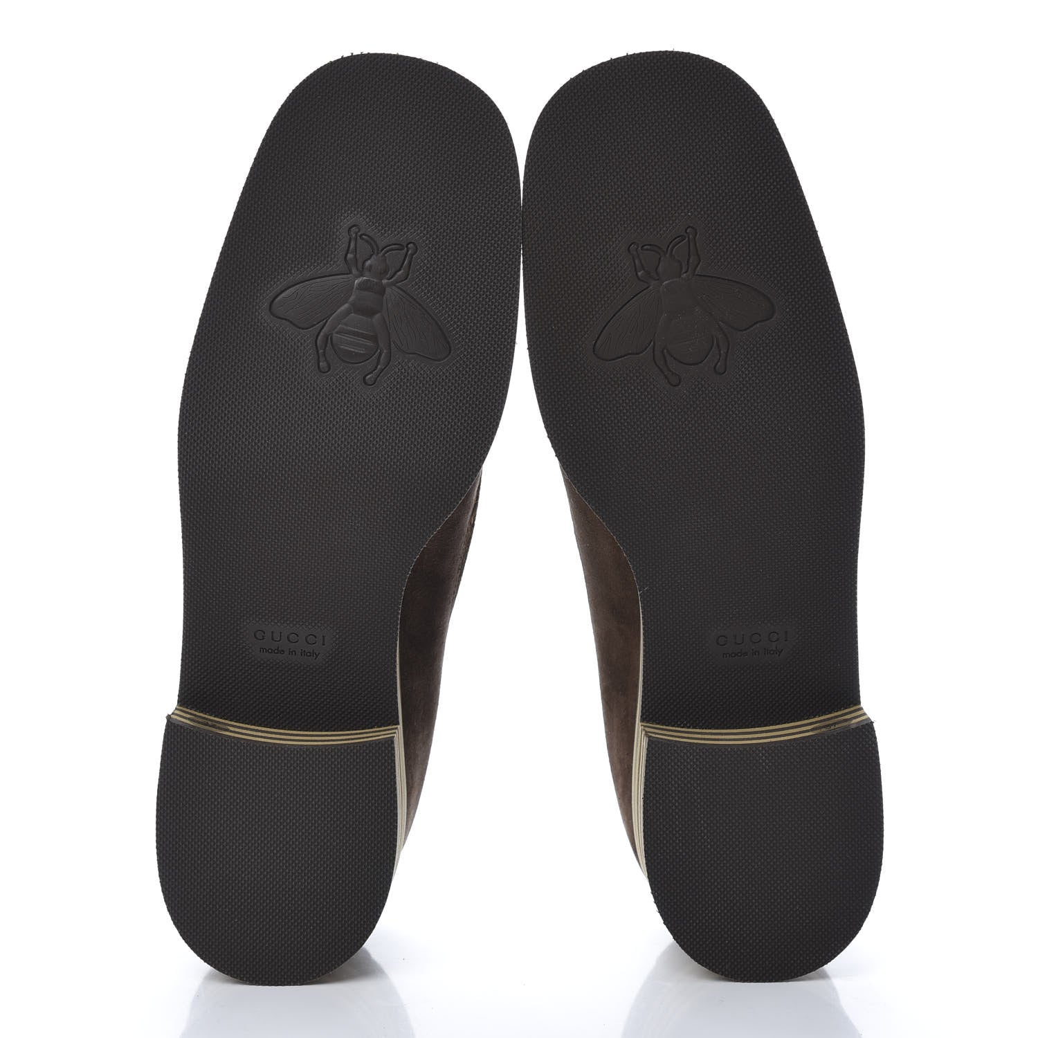 Gucci Velvet GG Monogram Thompson Derby Loafers 37 Vintage Cocoa Brown 6 of 9