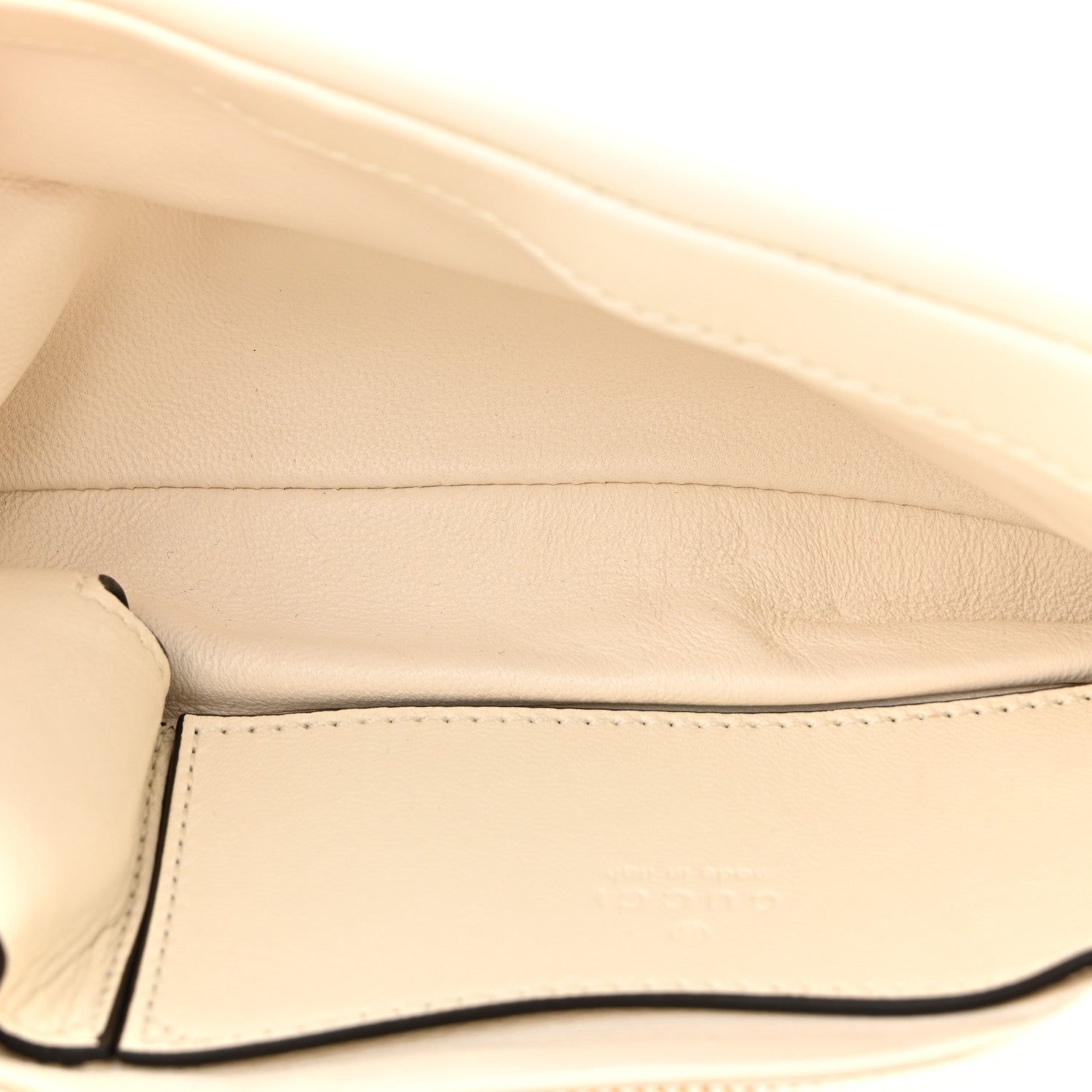 Gucci Lambskin Mini GG Milano Top Handle Shoulder Bag White 5 of 11