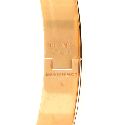 Hermes Enamel Narrow Clic Clac H Bracelet PM Indigo 4 of 6