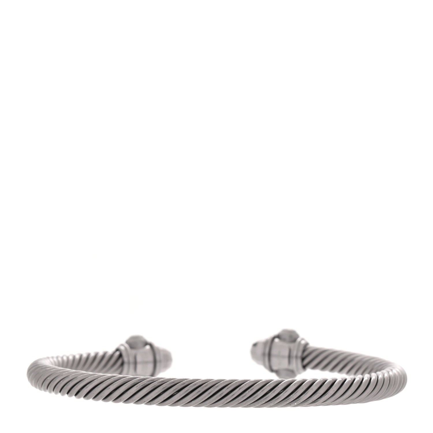 David Yurman Aluminum 5mm Renaissance Bracelet Darkened Silver 2 of 5