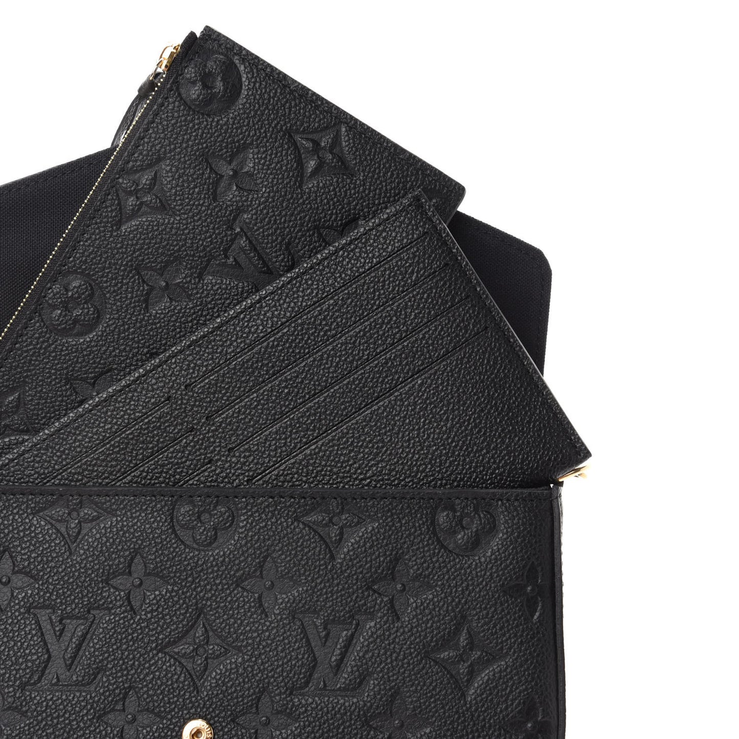 Empreinte Pochette Felicie Chain Wallet Black