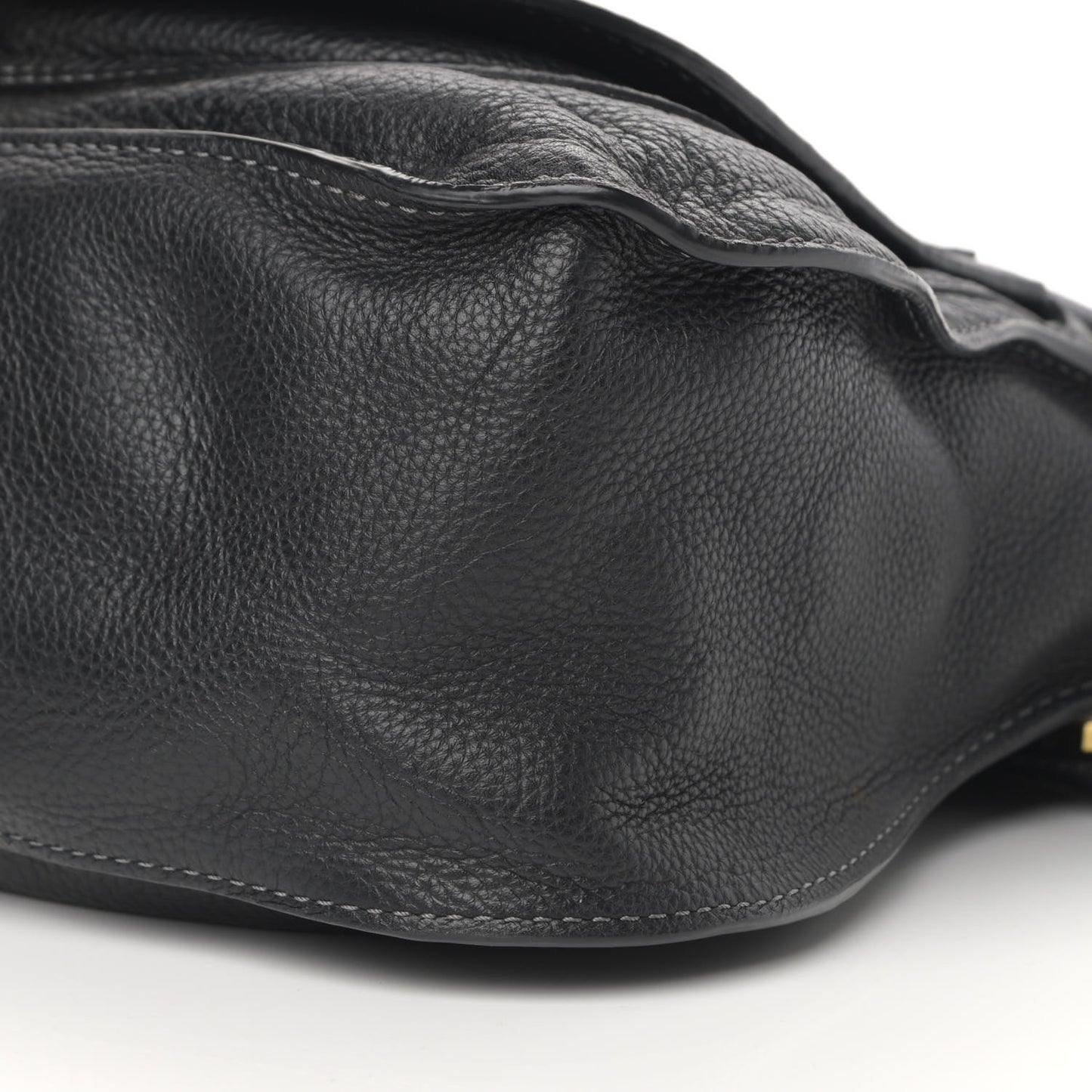 Calfskin Medium Marcie Satchel Black