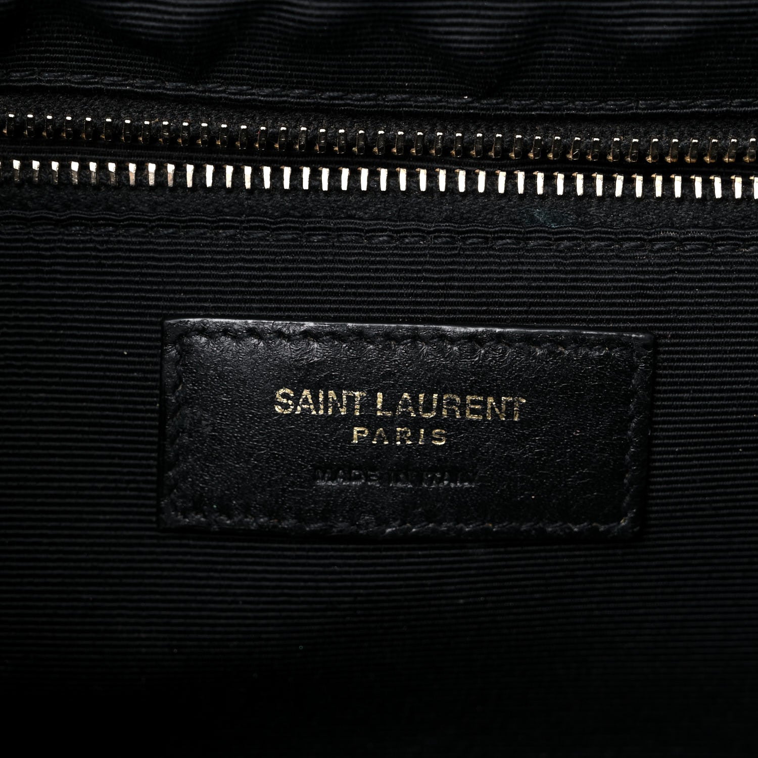 Saint Laurent Grain De Poudre Textured Mixed Matelasse Large Triquilt Monogram Satchel Black 6 of 28