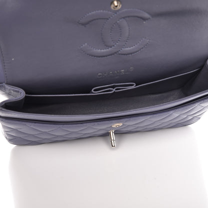 Chanel Lambskin Quilted Medium Double Flap Light Purple 6 of 16
