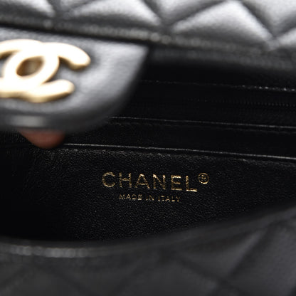 Chanel Caviar Quilted Mini Rectangular Flap Dark Charcoal 6 of 8