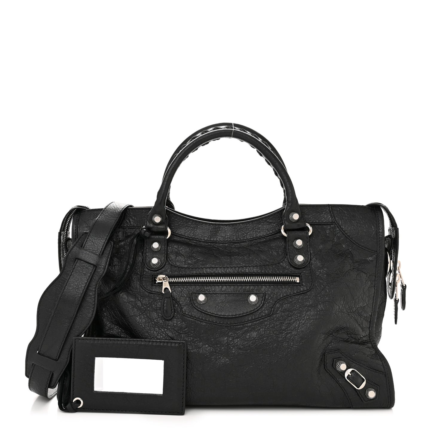 Agneau Giant 12 Silver Hardware City Black