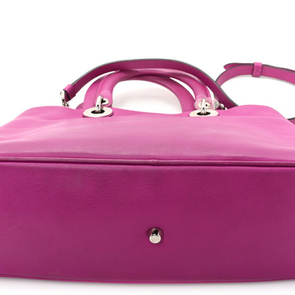 Christian Dior Calfskin Medium Diorissimo Bag Rose Sorbet 20 of 22