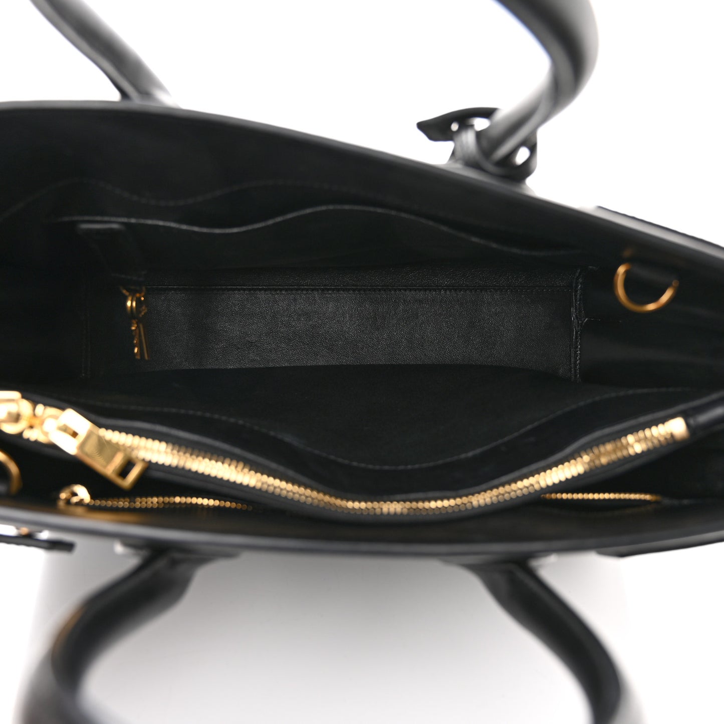 Calfskin Small Sac De Jour Black