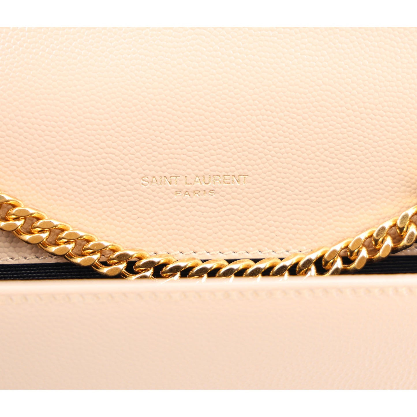 Grain De Poudre Small Monogram Kate Satchel Dark Beige