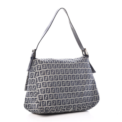 Fendi Zucchino Mama Baguette Navy 3 of 11