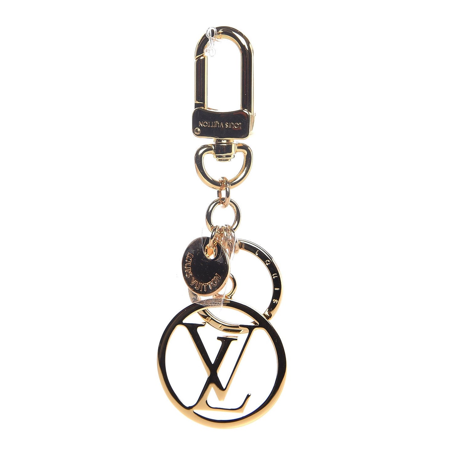 LV Facettes Key Holder Gold