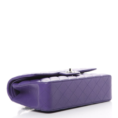 Chanel Lambskin Quilted Medium Double Flap Purple 4 of 16