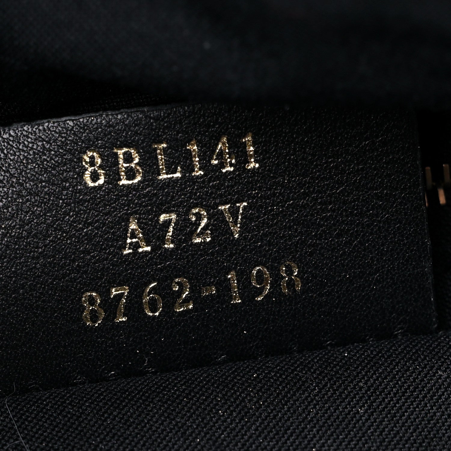 Fendi Nappa FF 1974 Embossed Small Boston Black 7 of 7