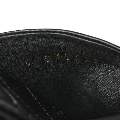 Chanel Lambskin Pearl Bow CC Flat Sandals 36 Black 6 of 9