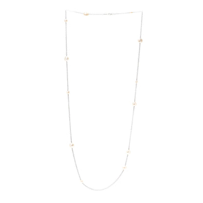 Tiffany Sterling Silver Elsa Peretti Pearls by the Yard Sprinkle Necklace 3 of 6