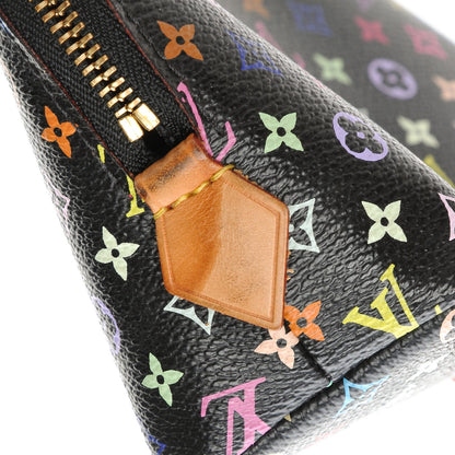 Louis Vuitton Monogram Multicolor Cosmetic Pouch Black Grenade 8 of 8