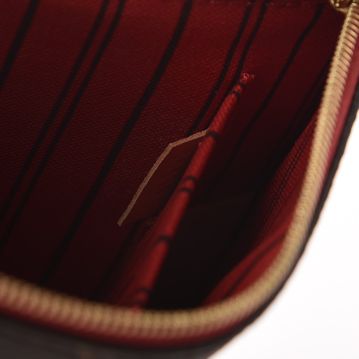 Monogram Neverfull MM GM Pochette Cherry