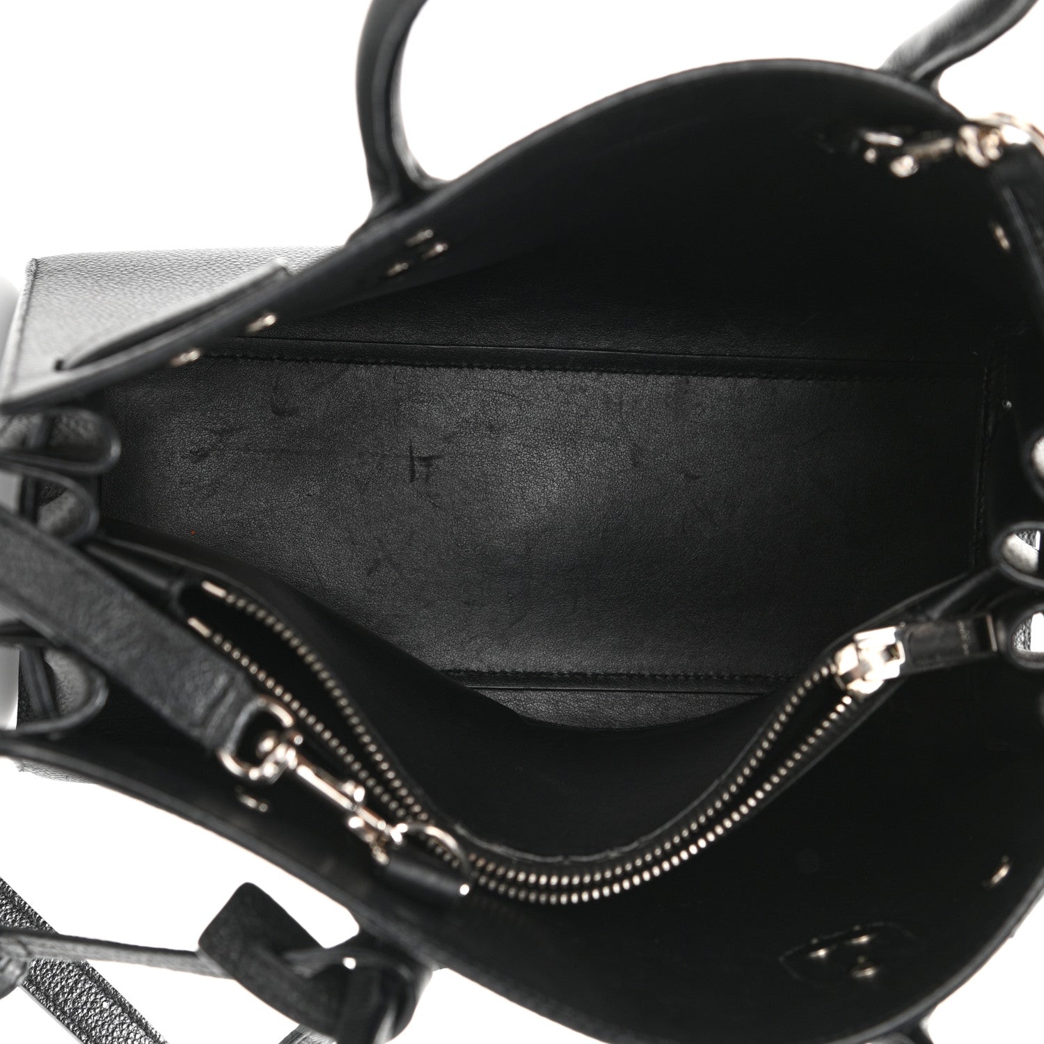 Saint Laurent Grained Calfskin Baby Sac De Jour Black 7 of 13