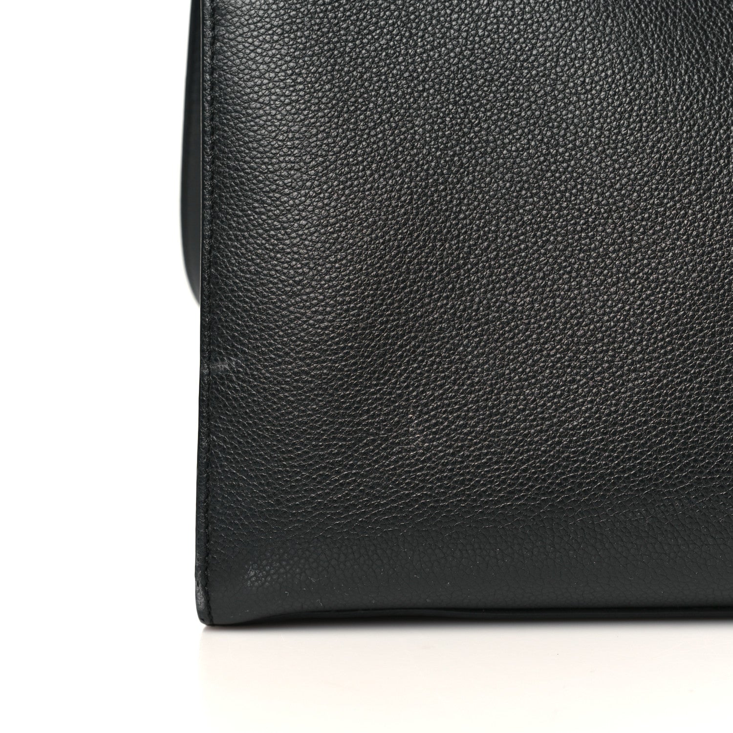 Burberry Grainy Calfskin Medium Title Bag Black 10 of 11