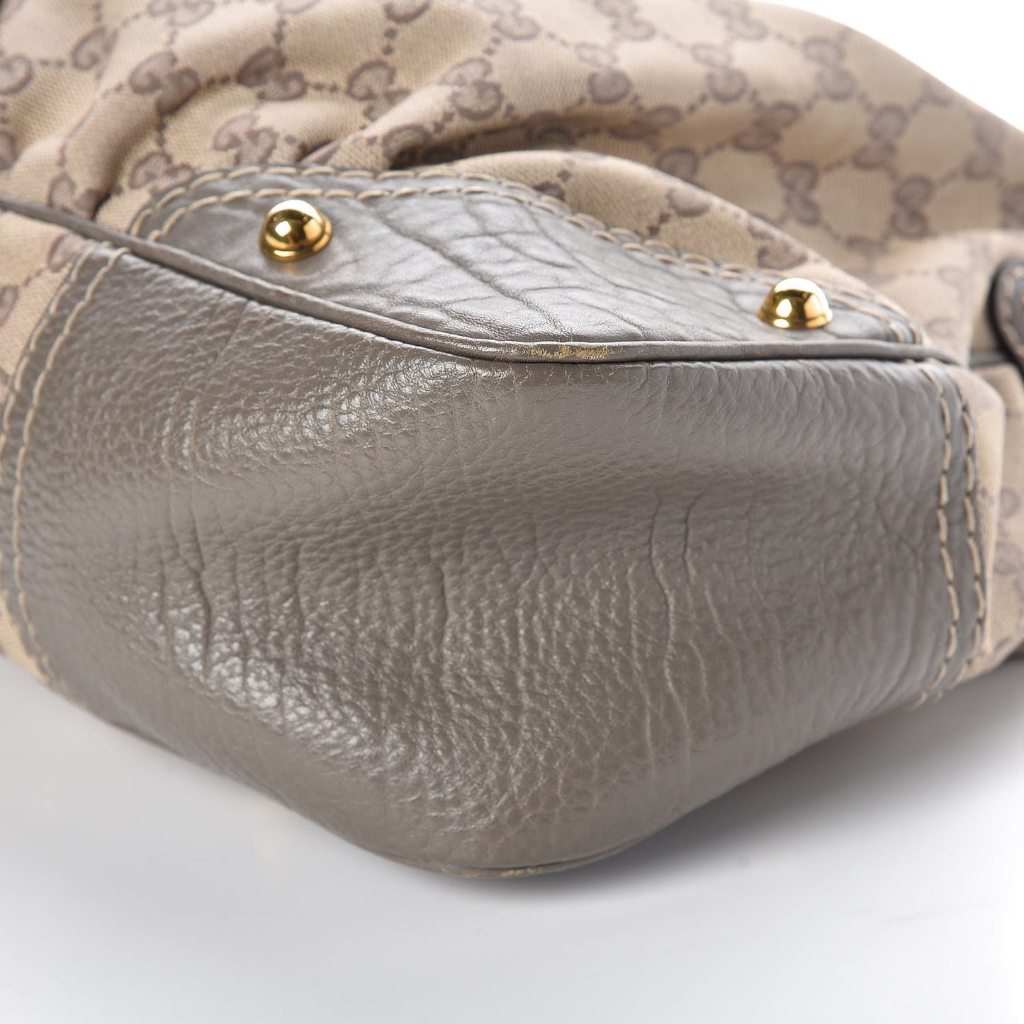Monogram Medium Jockey Hobo Grey