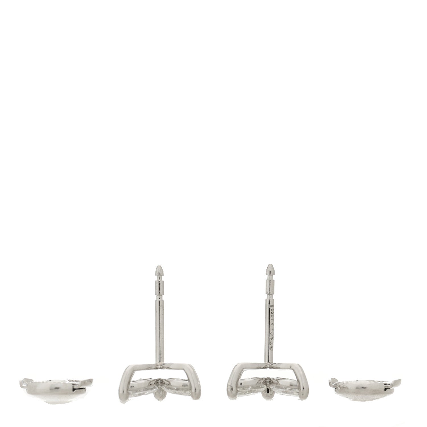 Tiffany Platinum Diamond Large Victoria Earrings 3 of 6