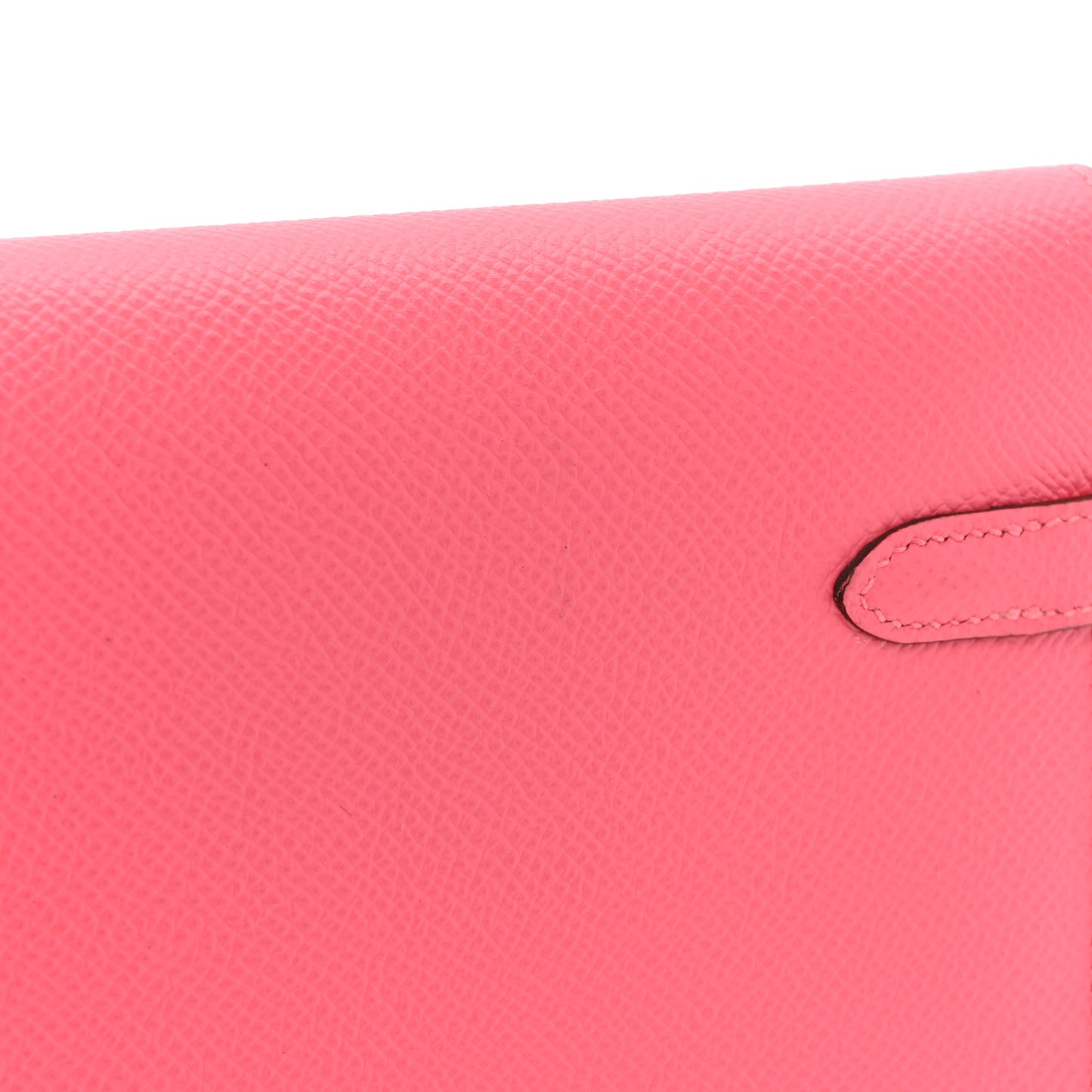Epsom Kelly Longue Wallet Rose Azalee